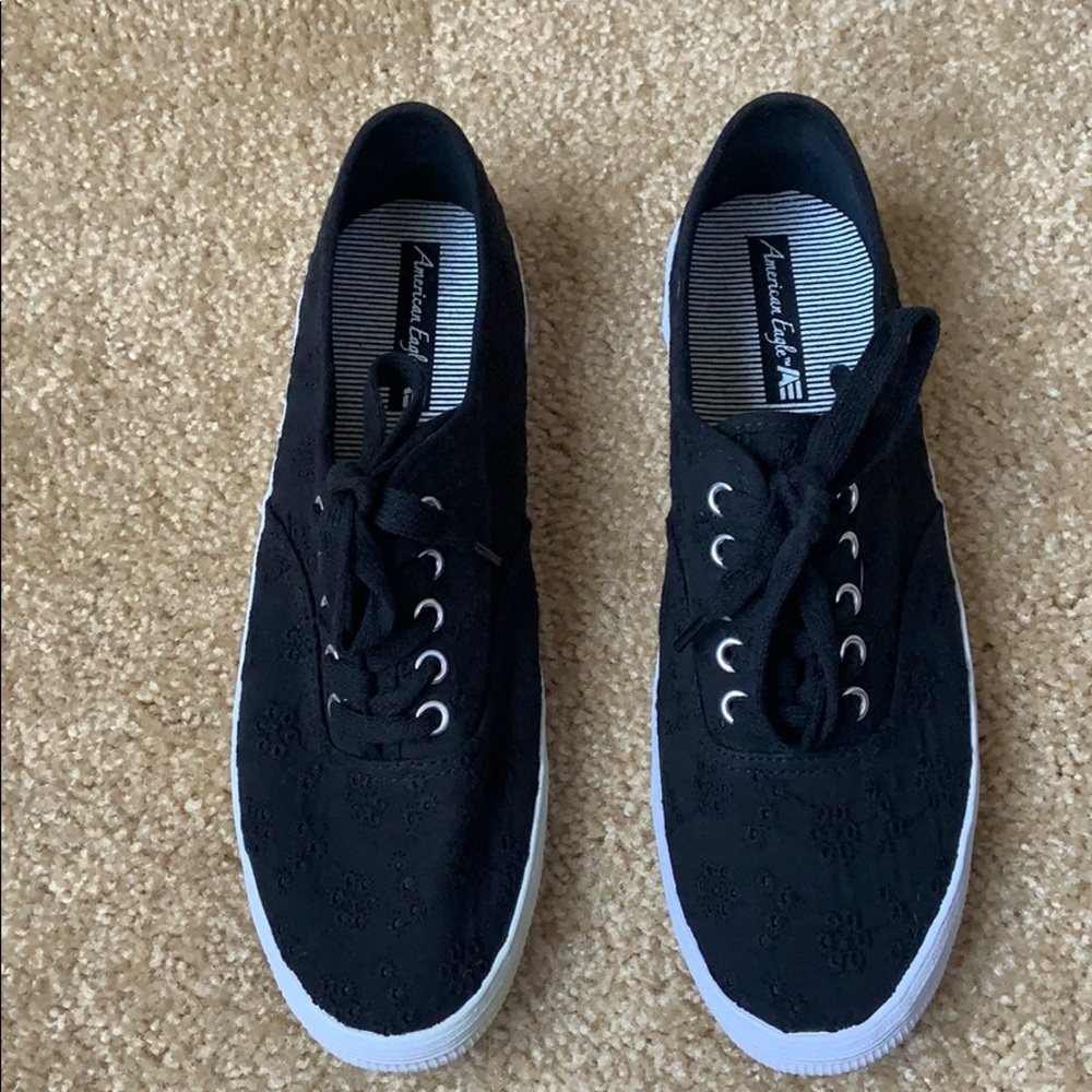 Black sneakers! Never worn!